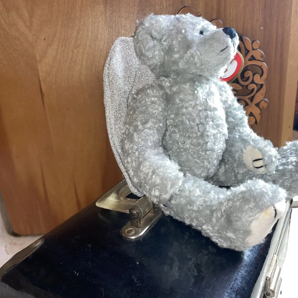 Ty Attic Treasures Collection Sterling‎ Gray Bear Silver Wings